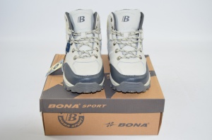 Ботинки подростковые спортивные зимние Бона 694М-2-6 бежевые нубук